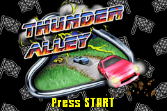 Thunder Alley Title Screen